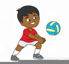 Image result for Playing Volleyball ClipArt