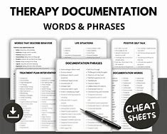 Image result for Therapy Words for Notes