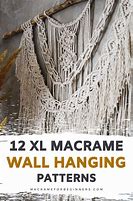 Image result for Large Macrame Wall Hanging Pattern in Colors