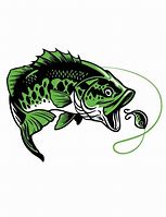 Image result for Bass Fishing Hook SVG