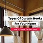 Image result for Types of Curtain Hooks