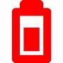 Image result for Red Battery Icon