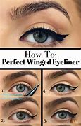 Image result for Sketch of Types Winged Eyeliner Tutorial