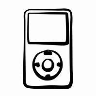 Image result for iPod Clip Art Black and White