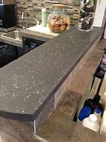 Image result for Glass Concrete Countertop