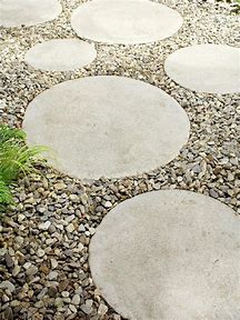 Image result for 12-Inch Round Concrete Stepping Stones