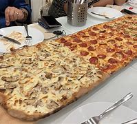 Image result for Meter Long Pizza