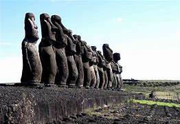 Image result for Who Put the Statues On Easter Island
