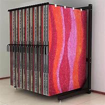 Image result for Commercial Rug Hanging Display Rack