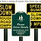 Image result for Slow Down for a Low Place in the Roadway