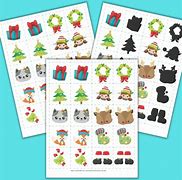 Image result for Christmas Matching Cards