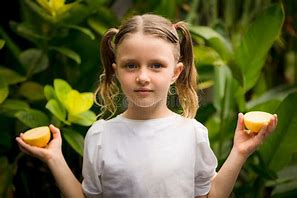 Image result for Little Girl with Lemon