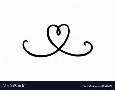 Image result for Heart with Squiggly Line SVG