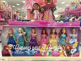 Image result for Disney Princess Dolls 7 Pack