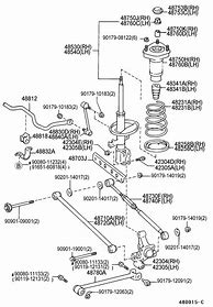 Image result for 2018 Camry Rear Suspension