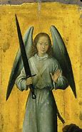 Image result for Angel with Sword Painting