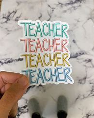 Image result for Teacher with Students Stickers