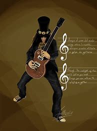Image result for Slash Guitar Drawing