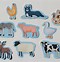 Image result for Farm Animal Stickers
