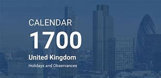 Image result for Calender for Year 1700