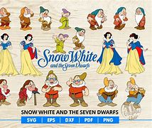 Image result for Snow White and the Seven Dwarfs SVG