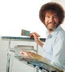 Image result for Bob Ross with Blank Canvas