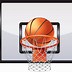 Image result for Basketball and Hoop Clip Art