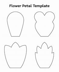 Image result for Flower Petal Pattern Template