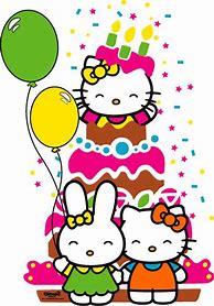 Image result for Hello Kitty Birthday Clip Art