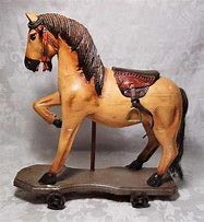 Image result for Old Horse Cloth Toys On Wheels