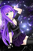 Image result for Kawaii Anime Girl with Galaxy Hair