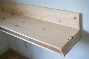 Image result for Rustic Wood Floating Desk