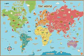 Image result for Detailed World Map Printable