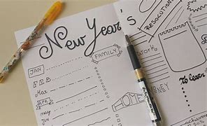 Image result for New Year Resolutions Bullet Journal