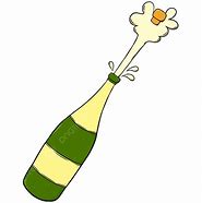 Image result for Cartoon Champagne Bottle Popping