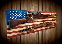 Image result for Wood American Flag Gun Mount