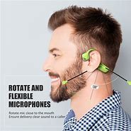Image result for Bone Conduction Headphones with Microphone
