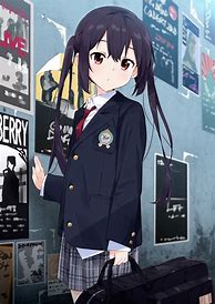 Image result for Girly Anime Girl School Uniform