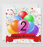 Image result for Happy 2nd Birthday Banner No Background