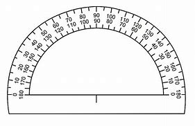 Image result for Printable Angle Protractor