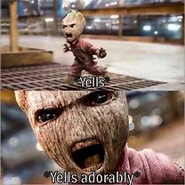 Image result for Gotg Vol. 1 Groot Memes