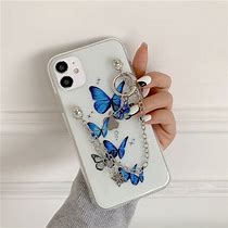 Image result for Purple Butterfly Chain iPhone 13 Case