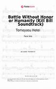 Image result for Kill Bill Soundtrack Tomoyasu Hotei