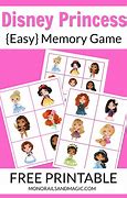 Image result for Disney Memory Card Game for Kids