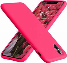 Image result for iPhone XS Max Silicone Case Candy Pink