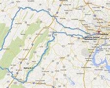 Image result for Map of Skyline Drive