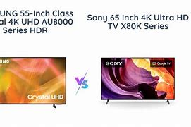 Image result for Sony X80j vs Samsung Au8000