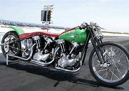 Image result for Vintage Harley Drag Bike