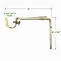 Image result for Brass Curtain Rod Hooks