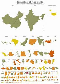 Image result for Countries Size Compared Chart
